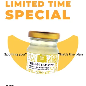Mid Year Sale 2025 - Fresh To Drink Petite Swiftlet Nest